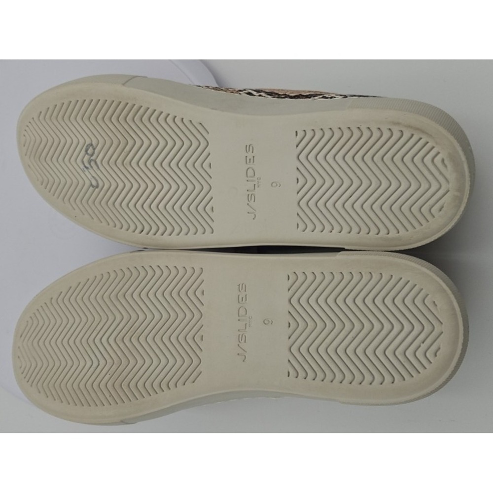 J/Slides Heidi NWOB Slip-On Round Toe Platform Sneaker Python Snake Print Sz W/9 - Picture 15 of 16